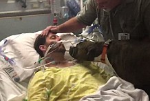 Etats-Unis: Une chienne se rend à l’hôpital faire ses adieux à son maître mourant (vidéo)